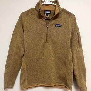 Patagonia Women’s Better Sweater 1/4 Zip Pullover Like New Raptor Gingerbread